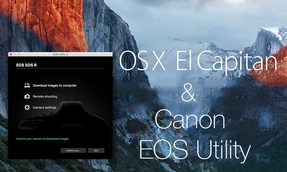 canon eos utility download for mac